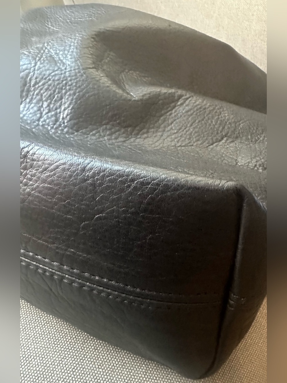 Maurice Hobo - Heritage "Broken-In" Leather Black Parker and thatch - Picture 9 of 13